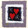 Starlight Heart - Handmade Valentine Card
