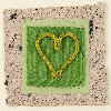 Green valentines card