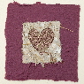 Passion - Hand crafted Heart Card