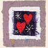 Starlight Heart - Handmade Valentine Card