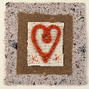 Viking heart valentine card