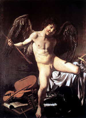 Amor Vincit Omnia by Caravaggio