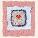 Pink twist  - Handmade Valentine Card