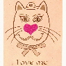 Valentines Cat cards