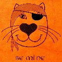 Cat valentines card