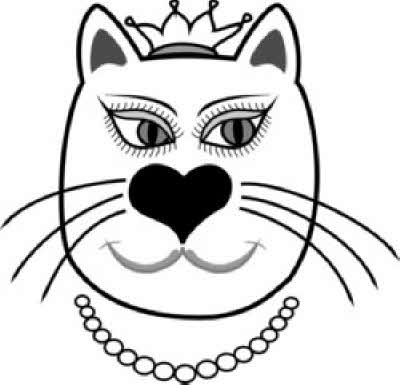 Princess Valentines Cat design